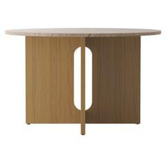 Table à manger ronde Androgyne - Pierre Kunis Breccia - Chêne, naturel - Ø 120 cm