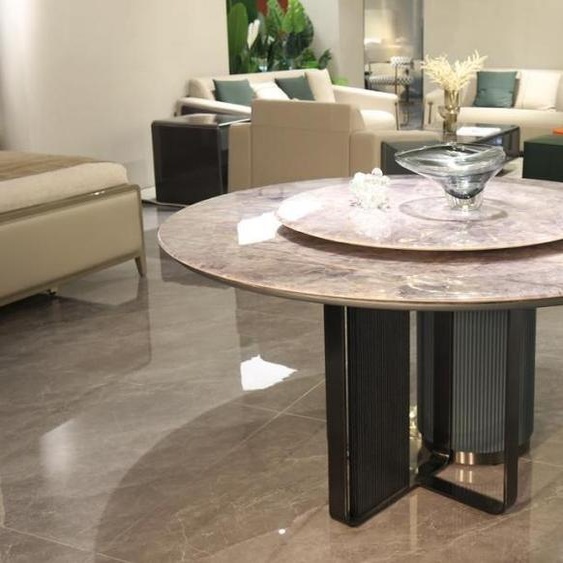 Table À Manger Ronde De Luxe Élégante JVmoebel