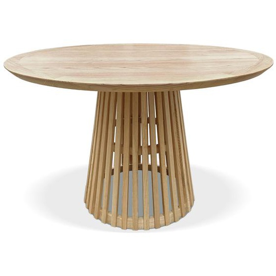 Table à manger ronde PERI en bois naturel - ø 120 cm