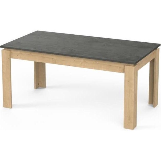 Table a manger seule AUSTIN - 6 personnes -Reproduction chene Hamilton et Sidewalk - L179  x P 90  x H 77 cm - DEMEYERE