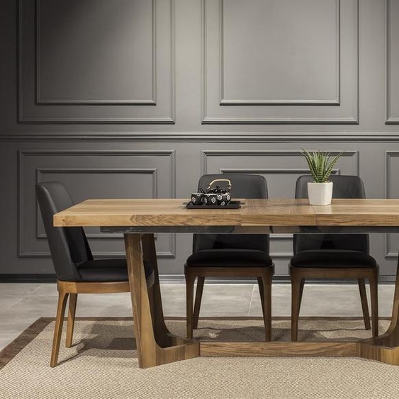 Table à manger Table de cuisine Luxueuse Pratique Bois Style Moderne Nouveau