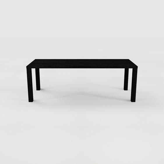 Table à manger - Wengé, design, pour salle à manger ou cuisine plateau de qualité - 220 x 75 x 90 cm, personnalisable