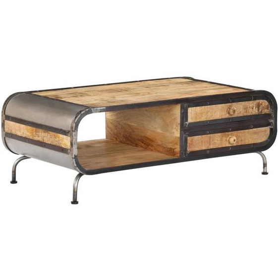 Table basse 100 x 50 x 35 cm Bois de manguier massif