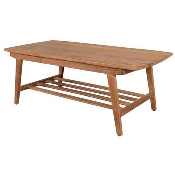 Table basse 120x60 Teck brut Teck naturel BUTON N° 109