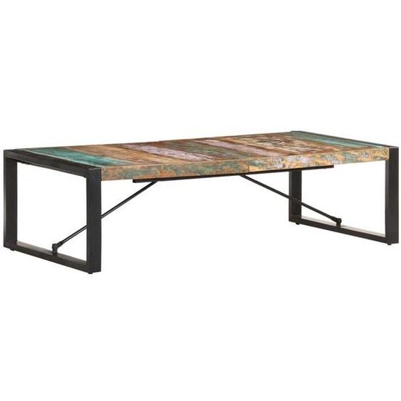 Table basse 140x70x40 cm Vieux bois massif