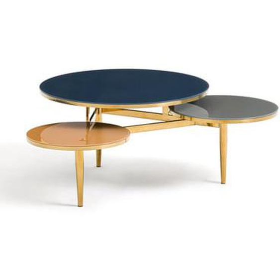 Table basse 3 plateaux verre trempé, Ruben
