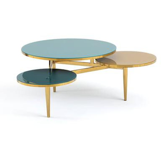 Table basse 3 plateaux verre trempé Ruben