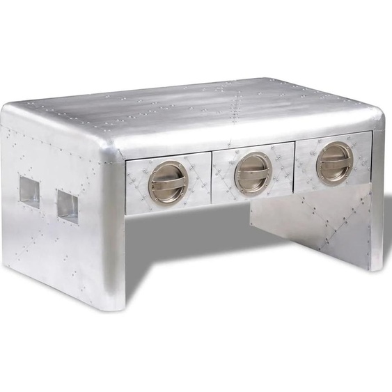 Table basse 3 tiroirs vintage Style daviation