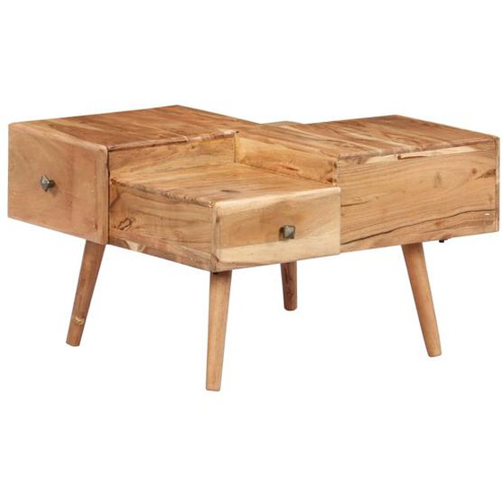 Table basse 70x60x42 cm Bois solide dacacia