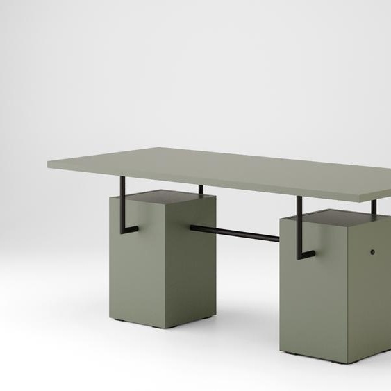 Table basse Beautysofa Table basse moderne, pratique et élégante ARROCCO L:150/H:59/P:65 cm Couleur : vert pastel