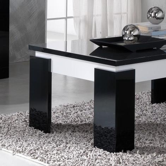 Table basse bicolore noire et blanche - Varsovie