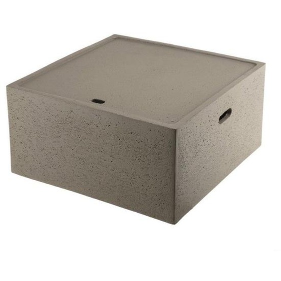 Table basse carrée - Béton - Gris - 68 x 68 cm