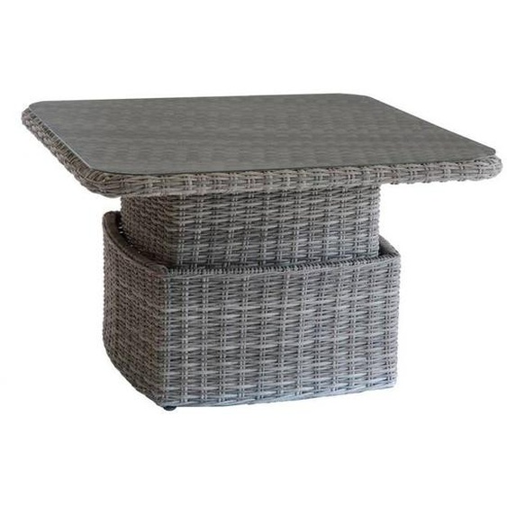 Table basse carrée relevable Mooréa Terre dombre - Terre dombre - Hespéride