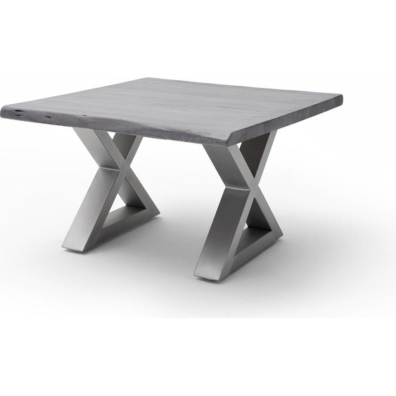 Couchtisch CARTAGENA in Akazie grau, massiv lackiert - 75x45x75cm (BxHxT)