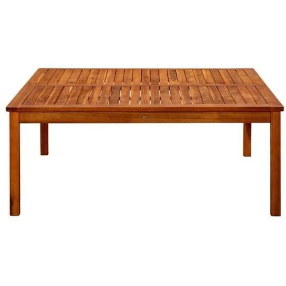 Table basse de jardin - MOTHINESSTO - LY8178 - Bois dacacia massif - 110x110x45 cm - Résistante aux intempéries