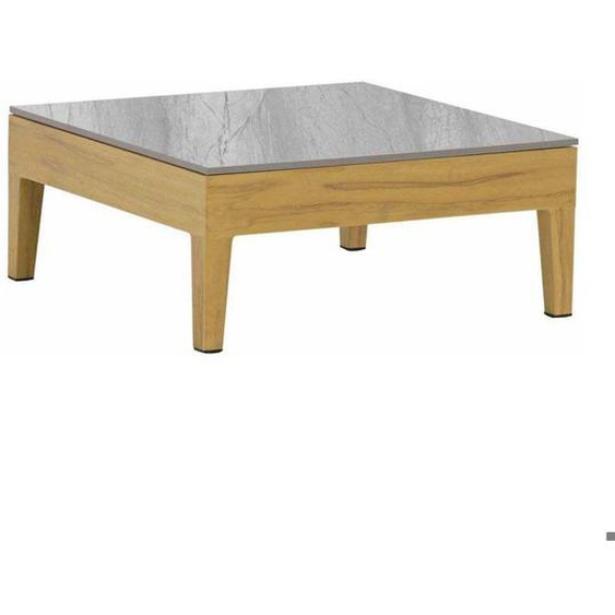 Table basse de jardin en aluminium et céramique Welcome