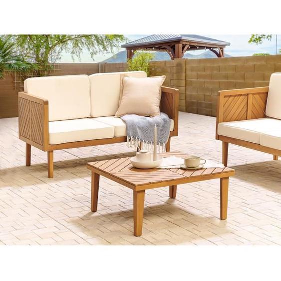 Table basse de jardin en bois dacacia 70 x 70 cm BARATTI