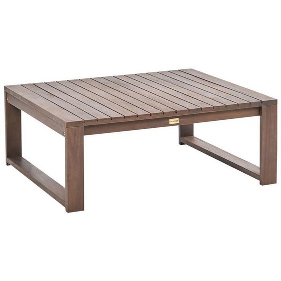 Table basse de jardin en bois dacacia sombre certifié TIMOR II