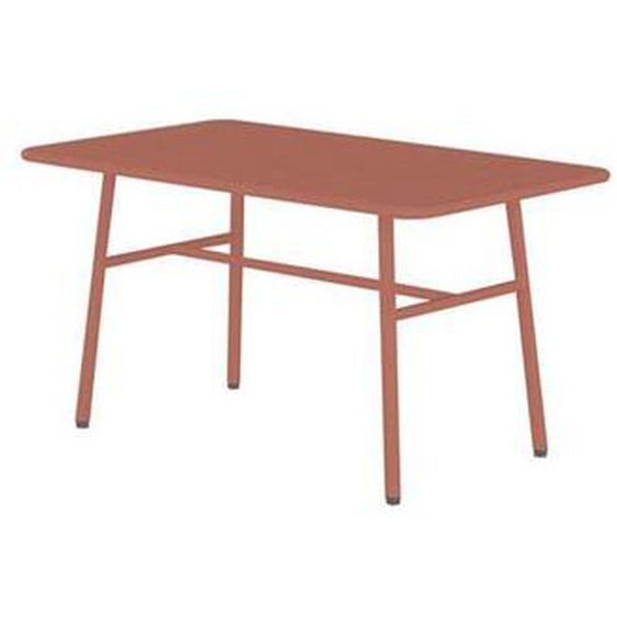 Table basse de jardin en métal - Terracotta - MIRMANDE de MYLIA