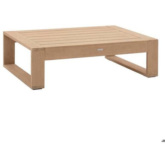 Table basse de jardin rectangulaire Loevo 140 x 95 x 41cm en eucalyptus - Hespéride