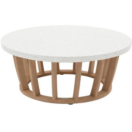 Table basse de jardin ronde Lemindo 100cm en eucalyptus certifié FSC® - Hespéride