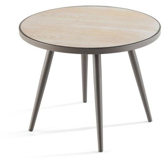 Table basse de jardin ronde plateau en céramique - Oviala