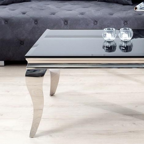 Table basse design noire baroque - Zita