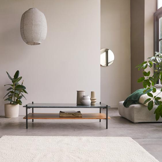 - Table basse en bois dacacia massif et marbre 130x65 Edit