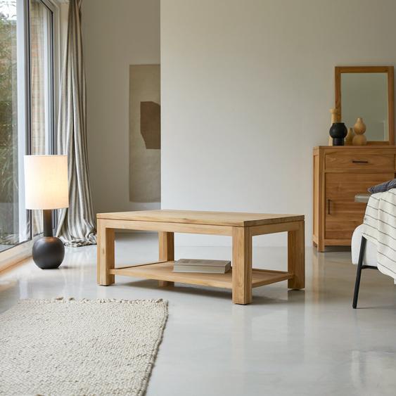 - Table basse en bois de teck 100x60 Eve