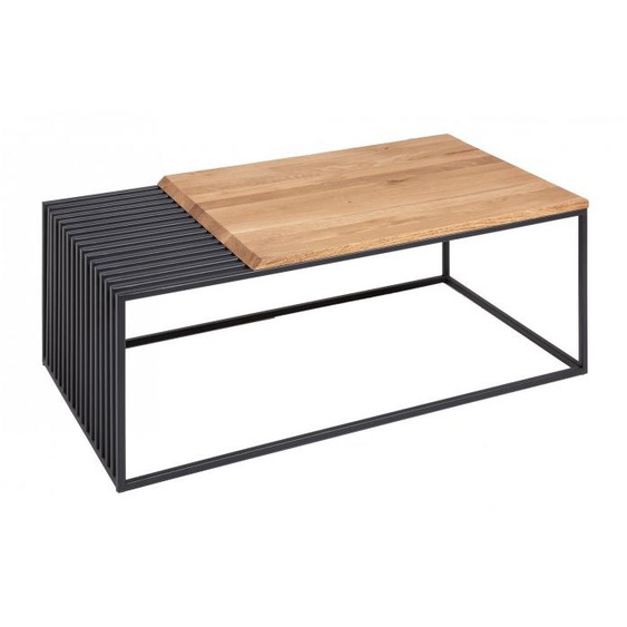 Table basse en métal et bois design - Craig