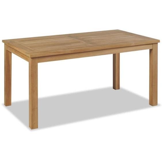 Table basse en teck - VIDAXL - Rectangulaire - Jardin - Marron - Campagne