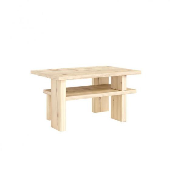 Table basse JAPAN pin massif naturel