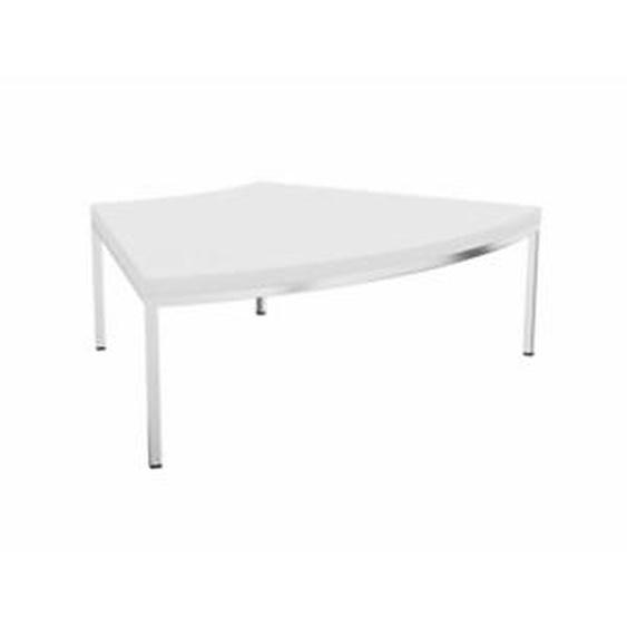 Table basse modulable daccueil Astro Twist en mélaminé - Blanc