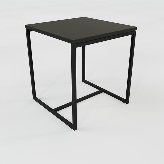 Table basse - Noir, design, bout de canapé sophistiqué - 42 x 46 x 42 cm, personnalisable
