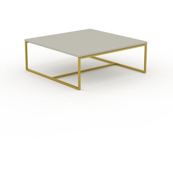 Table basse - NULL avec des jambes dorées, 81, design scandinave, petite table pour salon élégante - 81 x 31 x 81 cm, personnalisable
