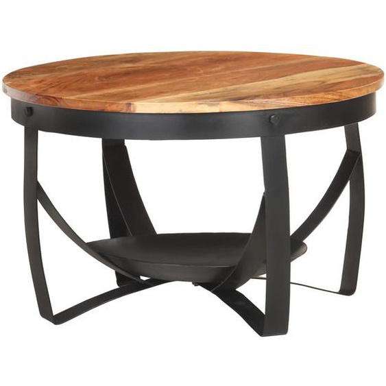 Table basse Ø68x43 cm Bois dacacia solide