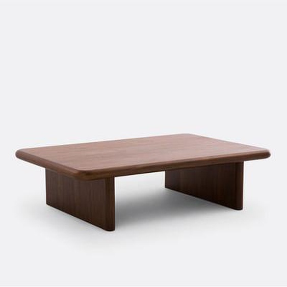 Table basse plaqué noyer, Curva