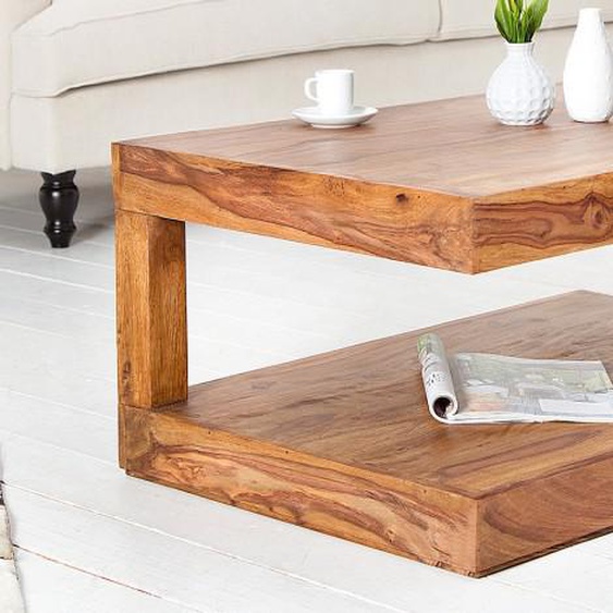 Table basse rectangulaire bois massif - Noa