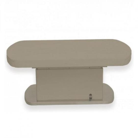 Table basse relevable DOUBLE SET  laqué taupe