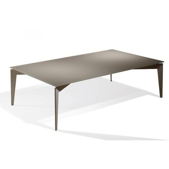 Table basse ROCKY en verre taupe