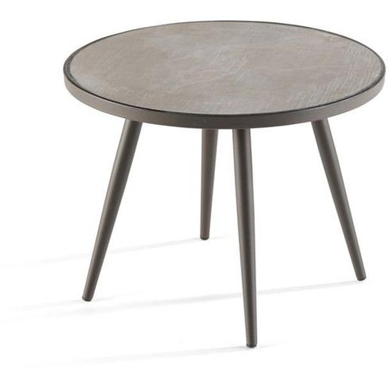 Table basse ronde de jardin plateau en céramique - Oviala