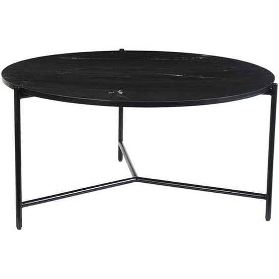Table basse ronde en marbre noir D90 cm BUMCELLO