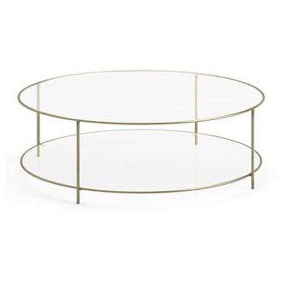 Table basse ronde verre trempé, Sybil