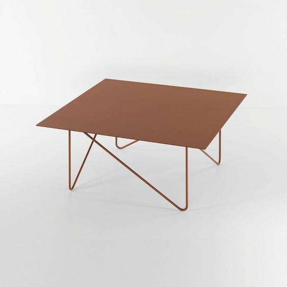Table basse SHAPE acier couleur cuivre