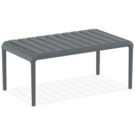 Table basse SIDONY XL grise foncée en matière plastique