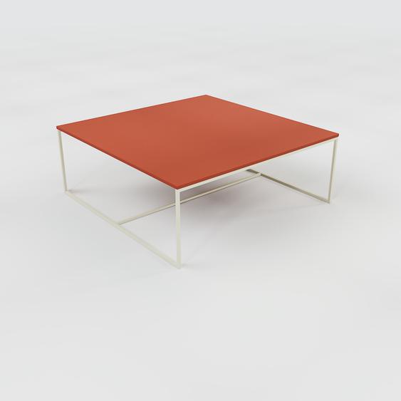 Table basse - Terra cotta, design, bout de canapé sophistiqué - 121 x 46 x 121 cm, personnalisable
