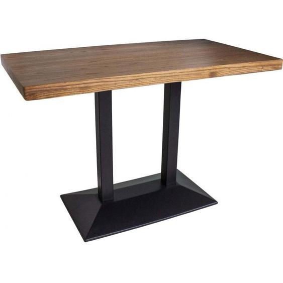 Table bistrot double pied 110 x 60 x 75 cm