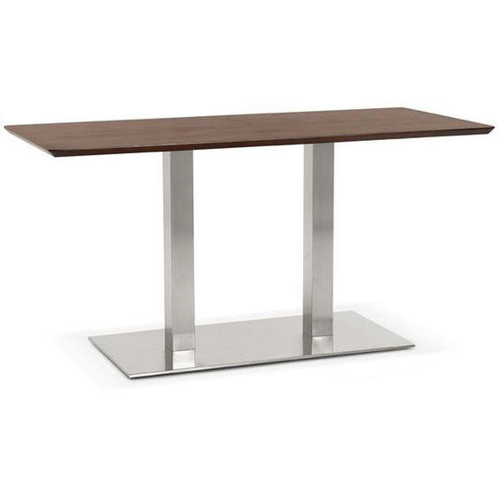 Table / bureau design MAMBO en bois finition Noyer - 150x70 cm