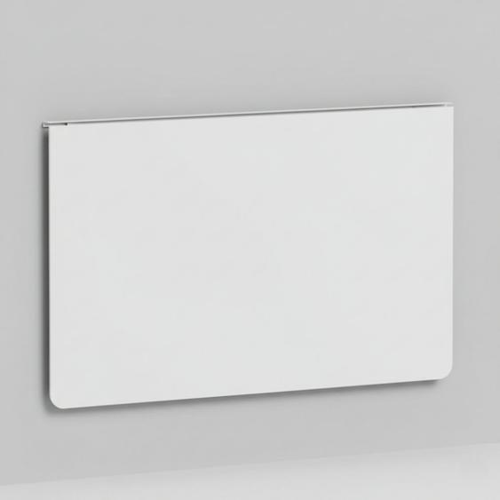Table bureau mural pliant PLANA aluminium plateau 90 x 50 cm blanc