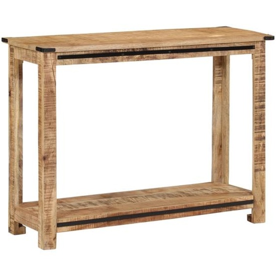 Table console 100x35x75 cm bois de manguier massif